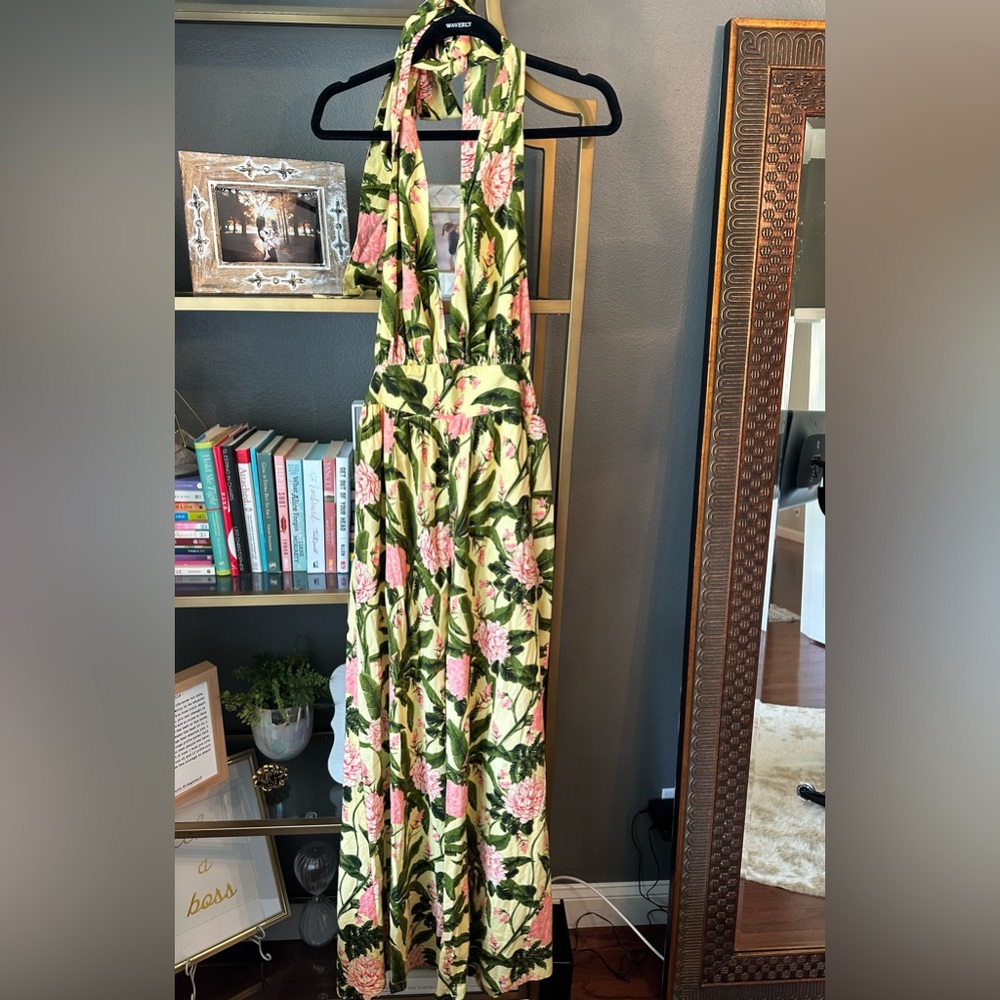 NWT Agua Bendita Botanical Print Jumpsuit